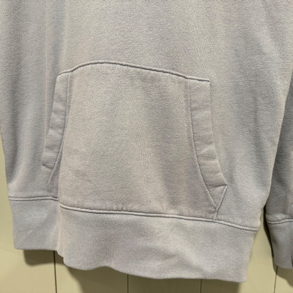 Hollister Men's Logo Hoodie Pullover Sweatshirt Light Blue - Men's XS - Picture 4 of 5